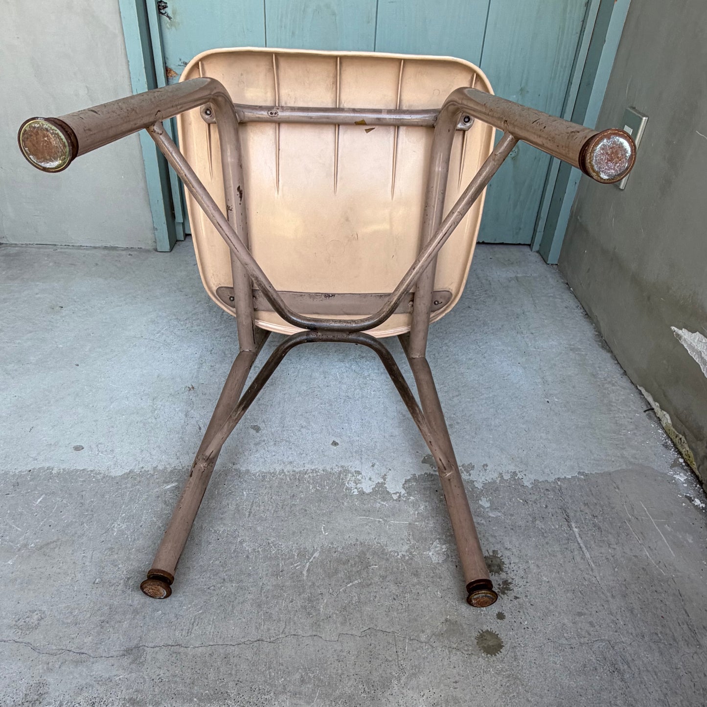 【USA vintage】60-70’s School Chair Ivory
