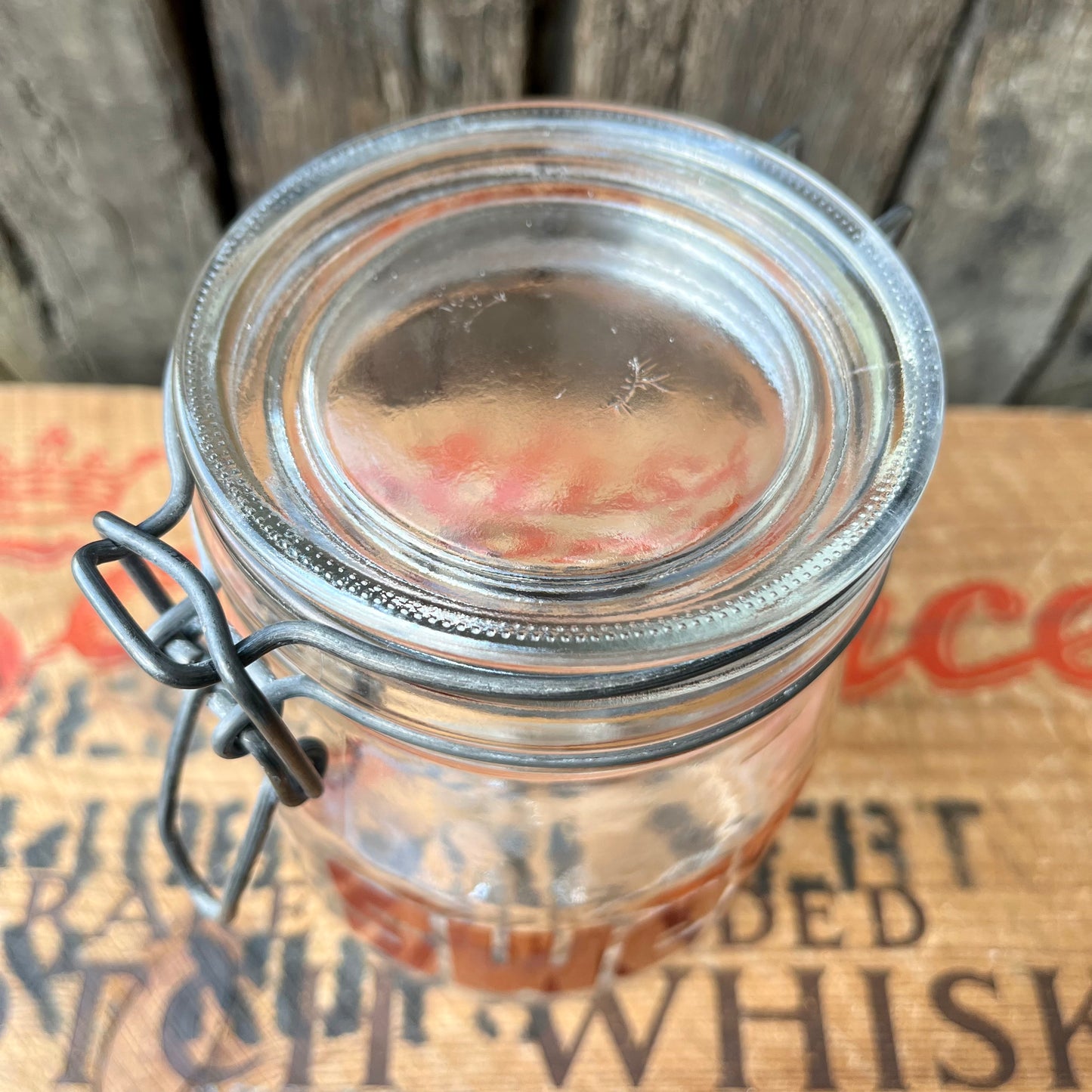 【French vintage】Triomphe Glass Canister