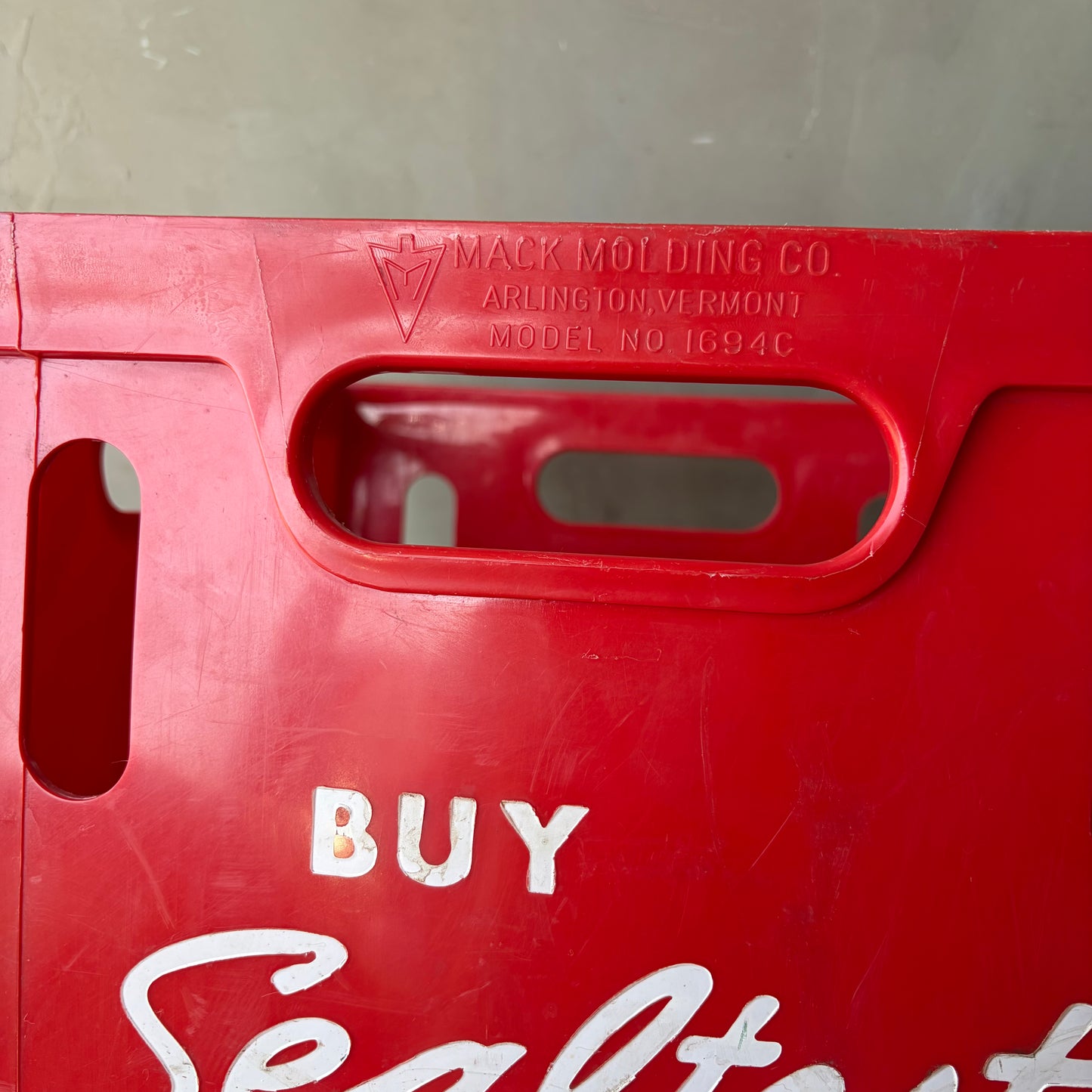 【USA vintage】Sealtest Milk Crate