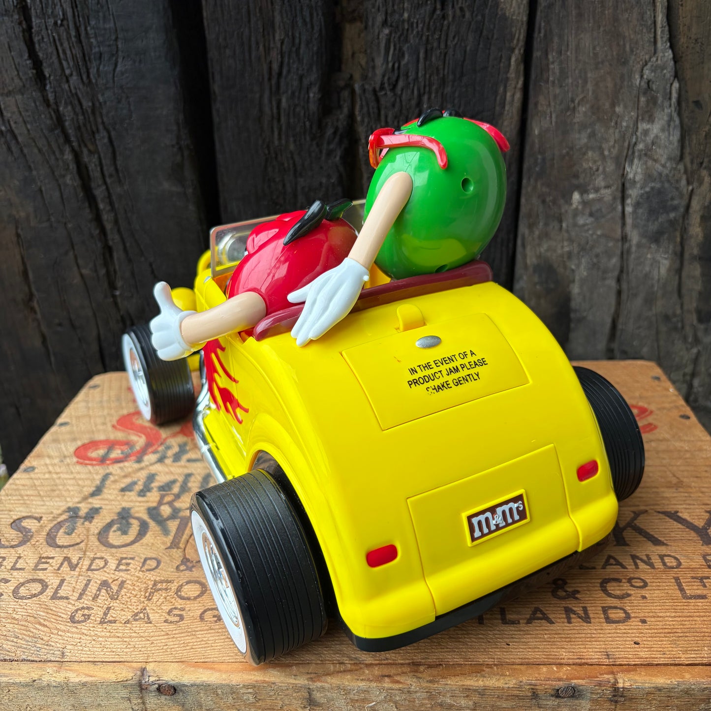 【90s USA vintage】M&M's Rebel Without A Clue Candy Dispenser