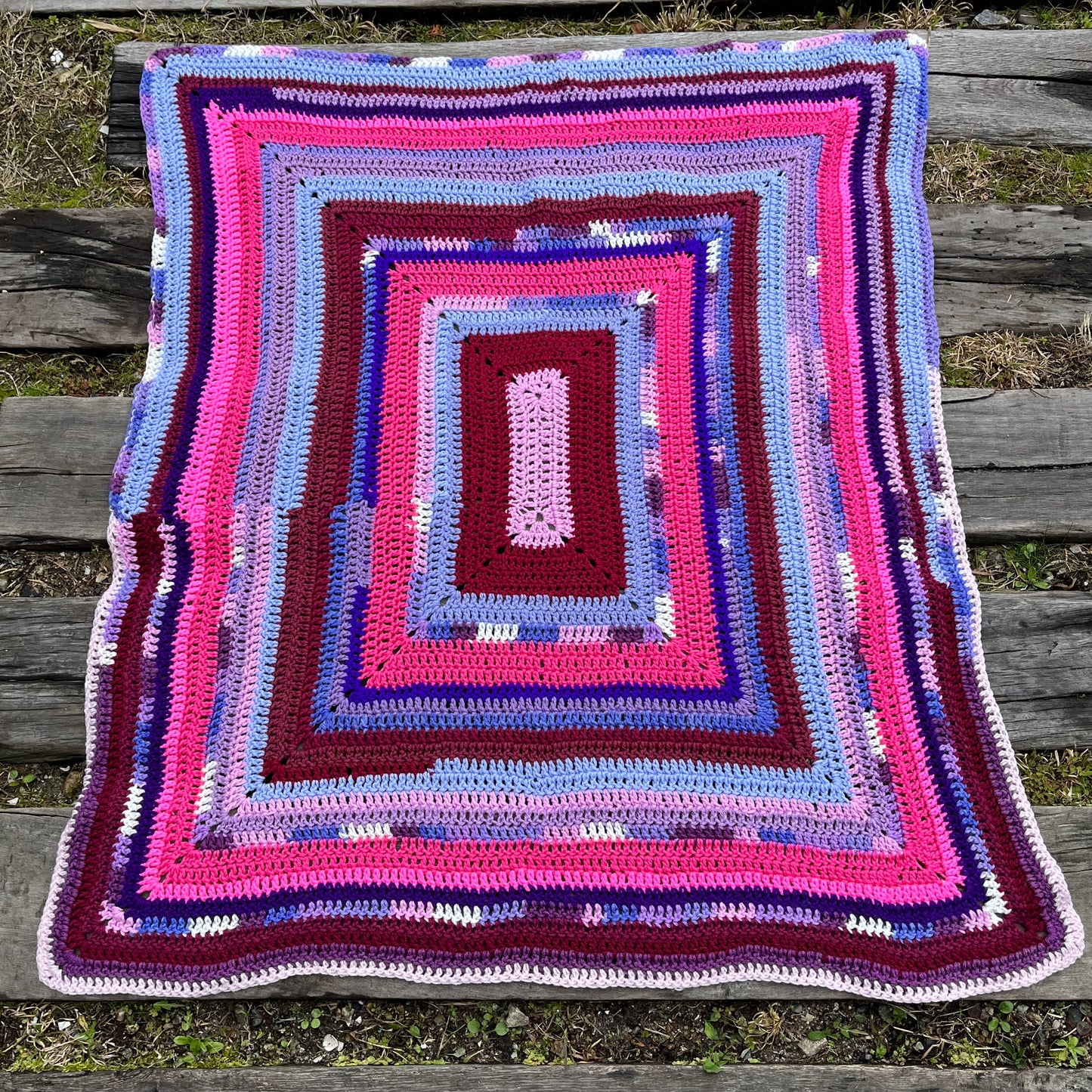 【USA vintage】Granny Blanket Granny Square