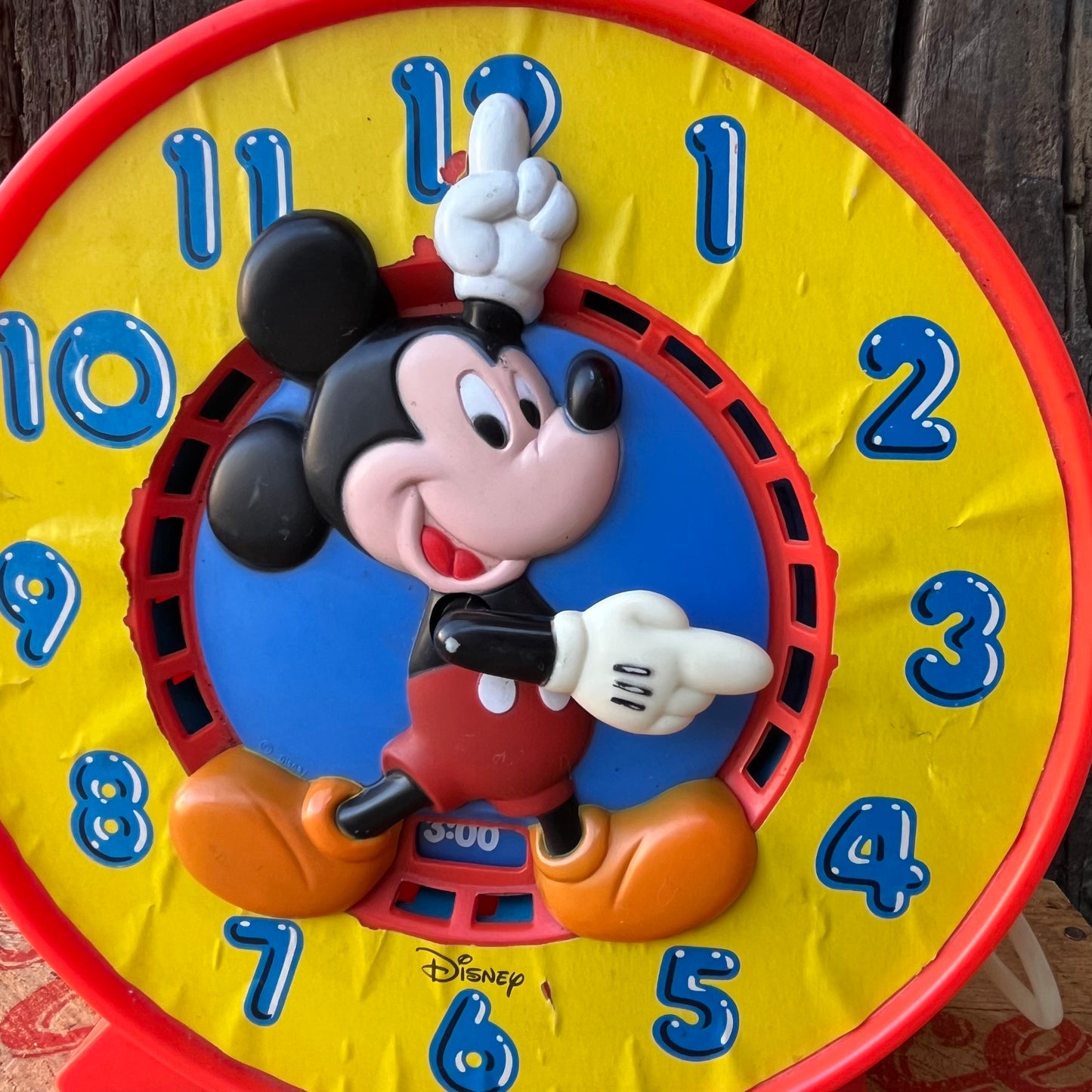 【USA vintage】MATTEL Mickey Mouse Talking Clock