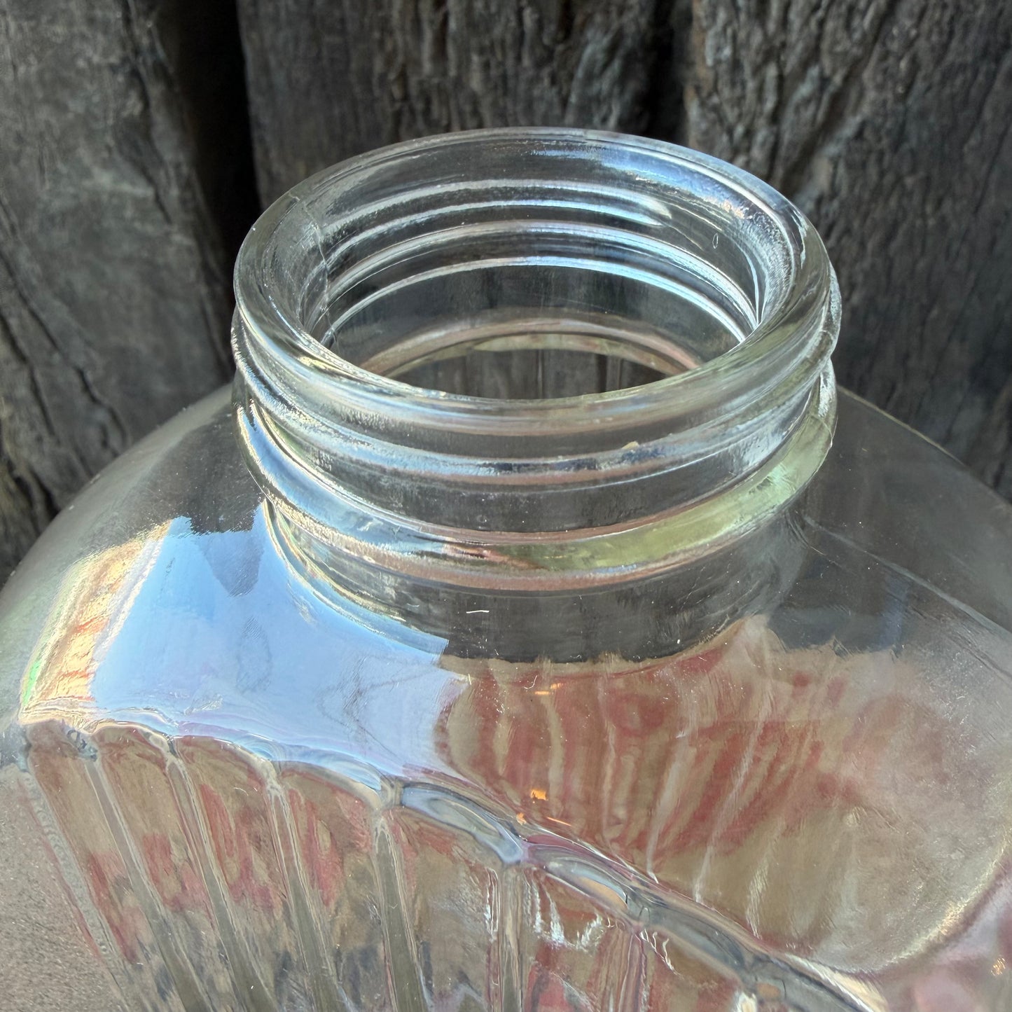 【USA vintage】Flat Glass Bottle