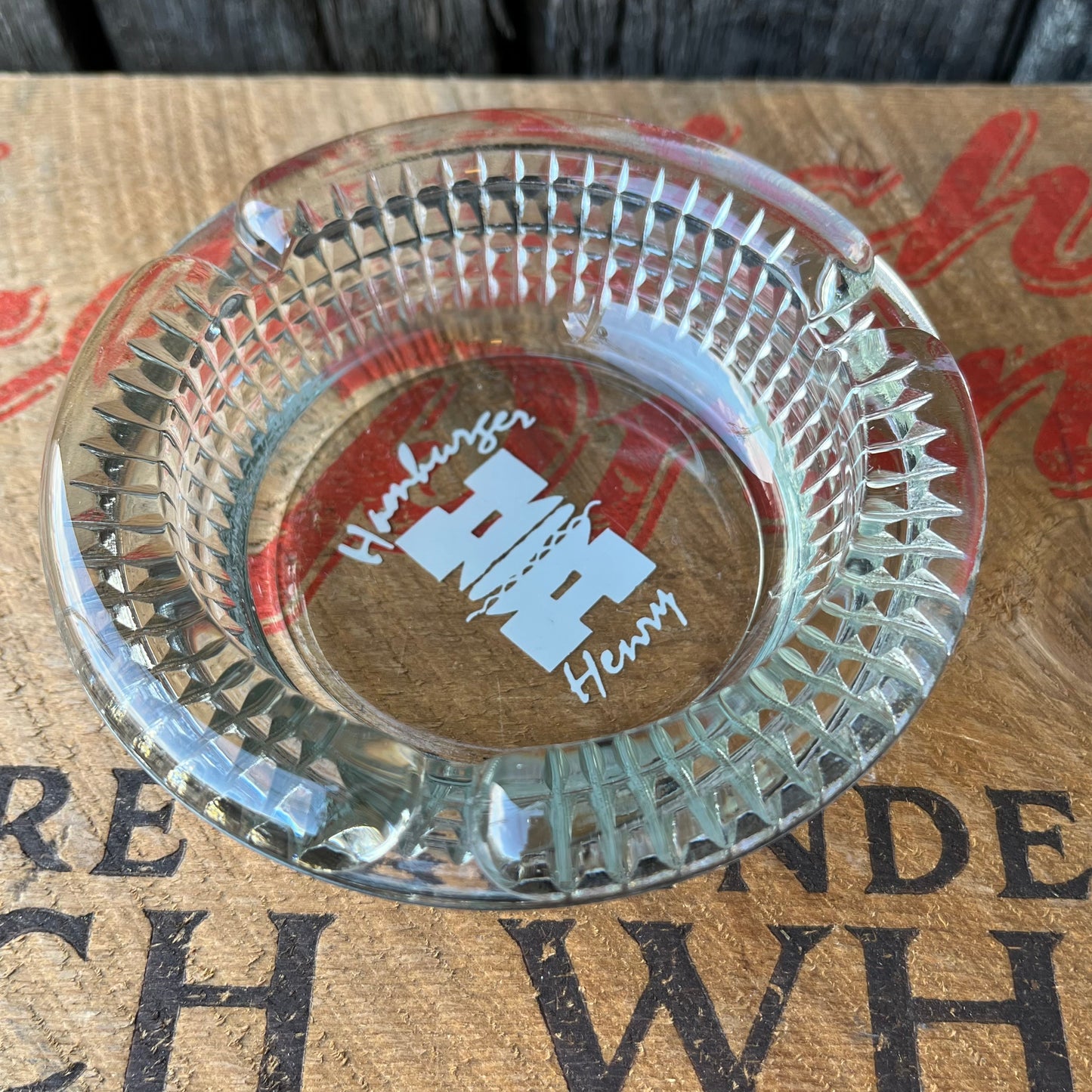 【USA  vintage】60s Henry's Hamburgers Ashtray