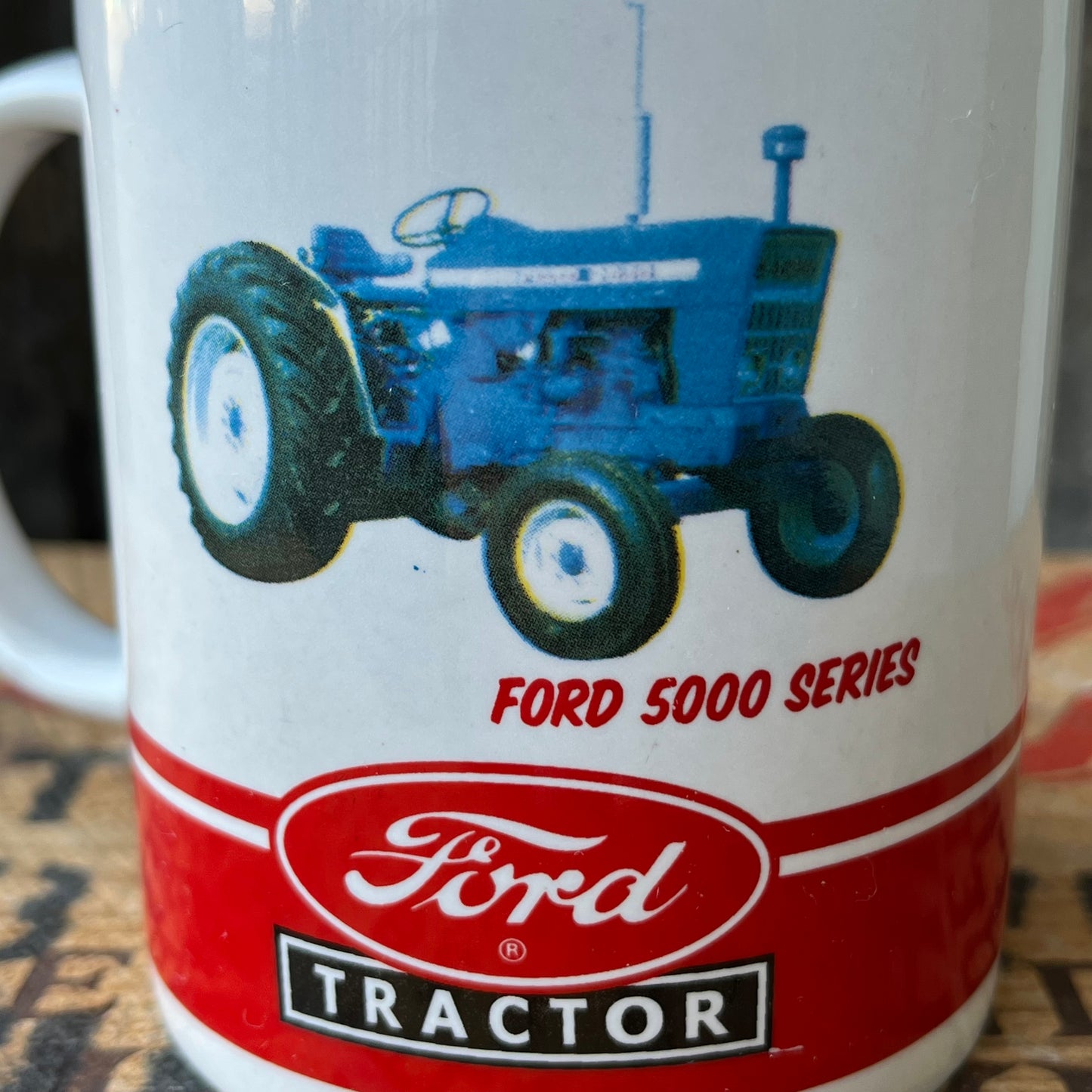 【USA vintage】Ford Tractor 5000 Series Coffee Cup Mug Official Licensed