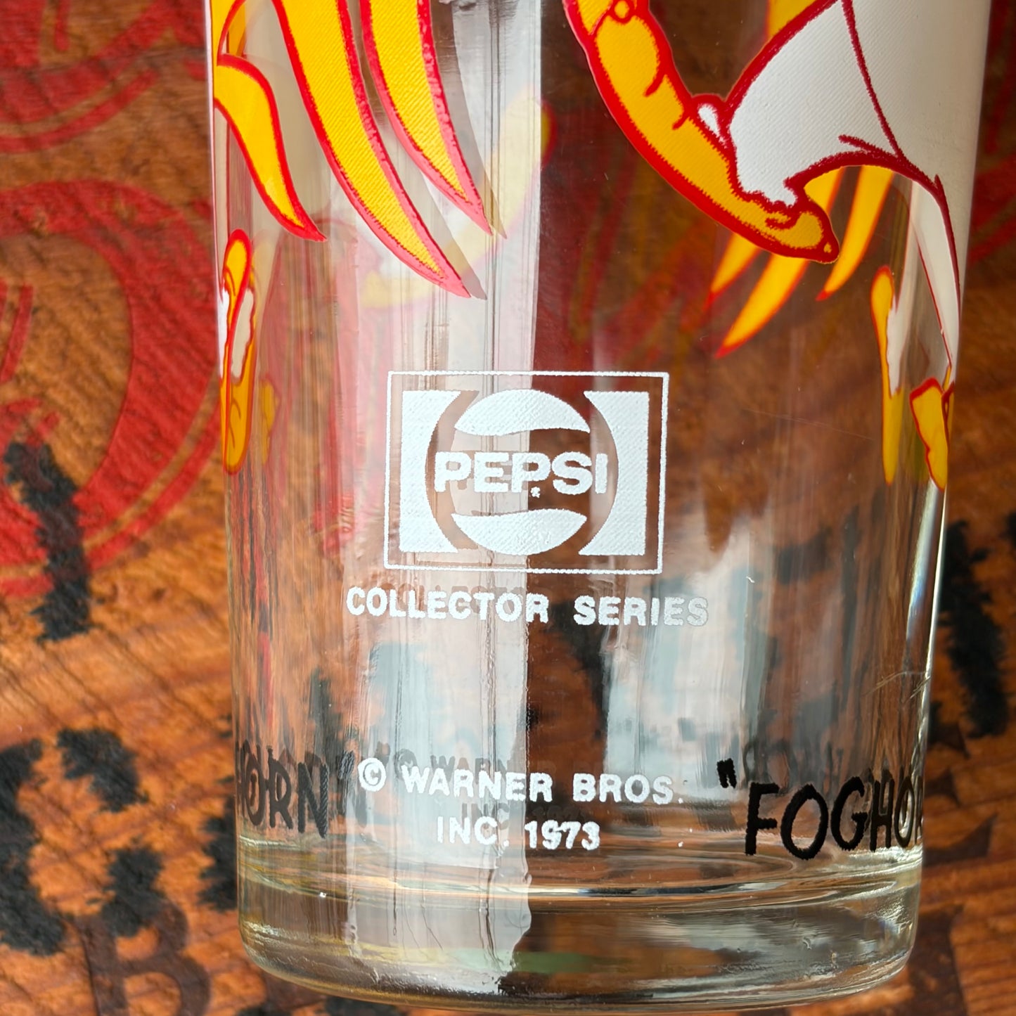 【USA vintage】Looney Tunes Foghorn Leghorn Glass
