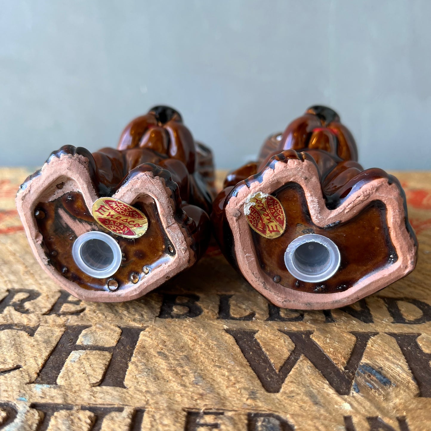 【USA vintage】Sad Hound Dog Salt & Pepper