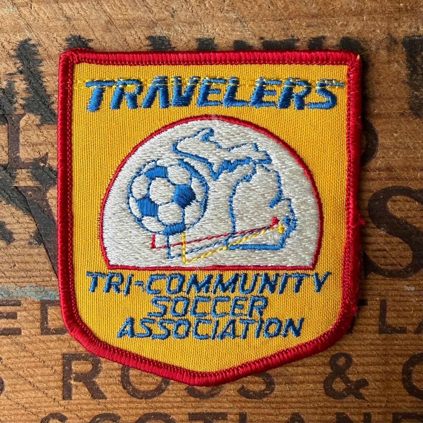 【USA vintage】TRAVELERS Soccer Patch