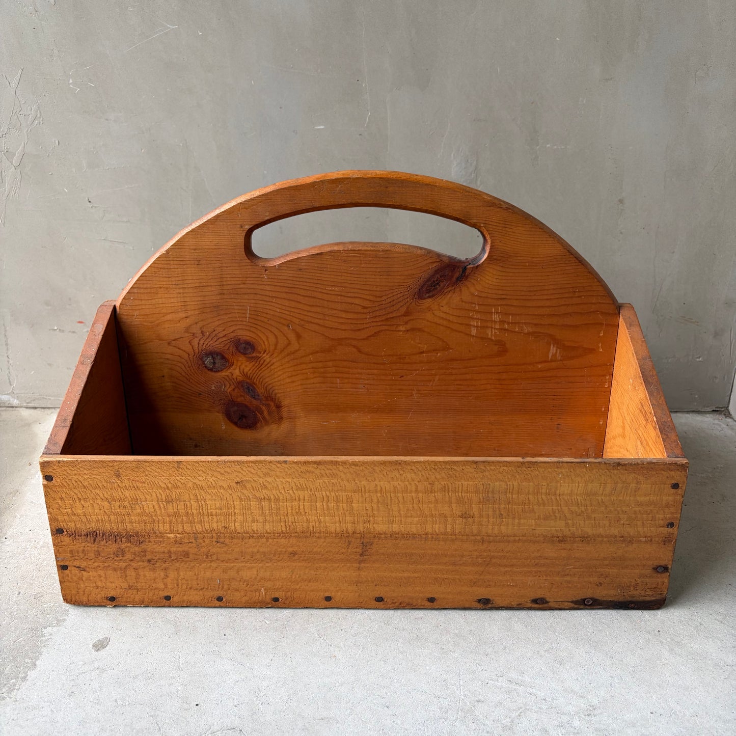 【USA vintage】Wooden Toolbox