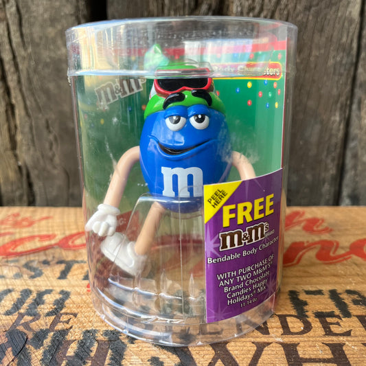【USA】M&M's bendable body characters BLUE figure