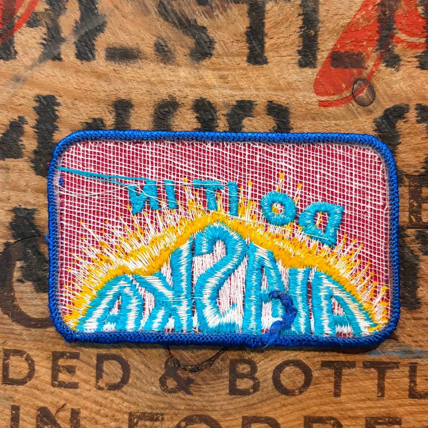 【USA vintage】DO IT IN ALASKA Patch