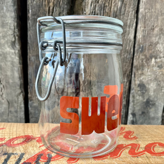 【French vintage】Triomphe Glass Canister