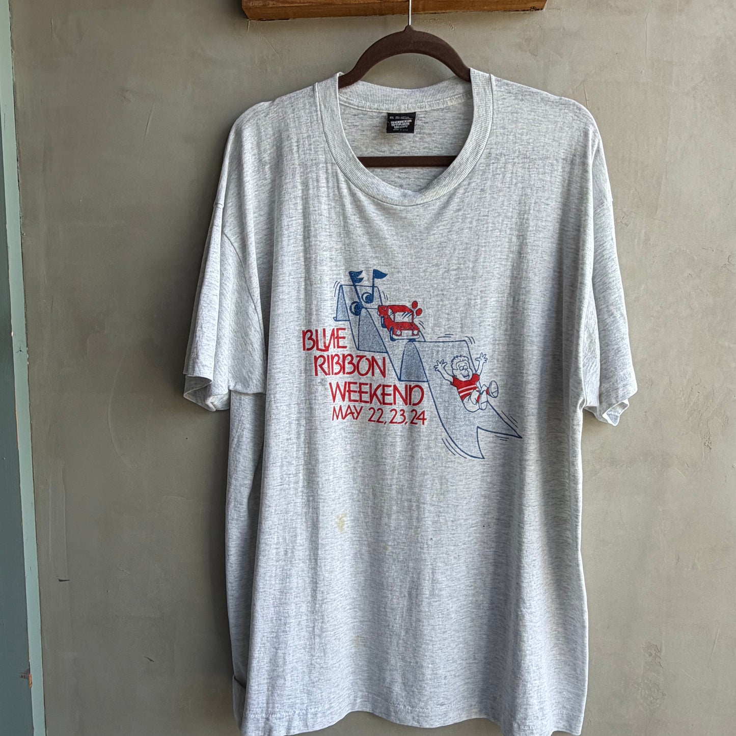 【USA vintage】90s BLUE RIBBON WEEKEND T Shirt