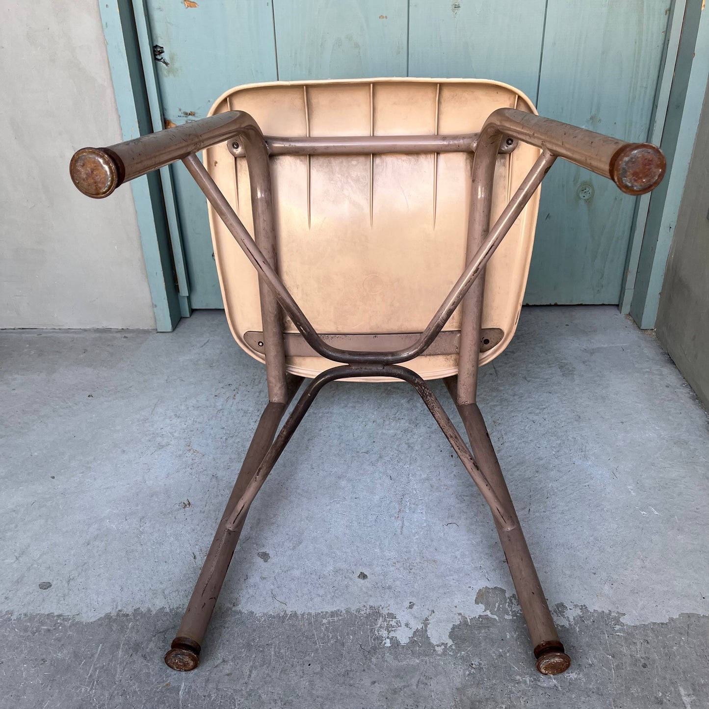 【USA vintage】60-70’s School Chair Ivory