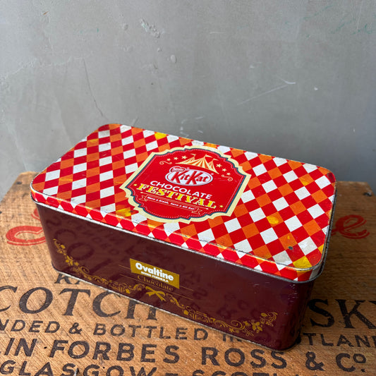 【vintage】Kit-Kat & Ovaltine Tin Can