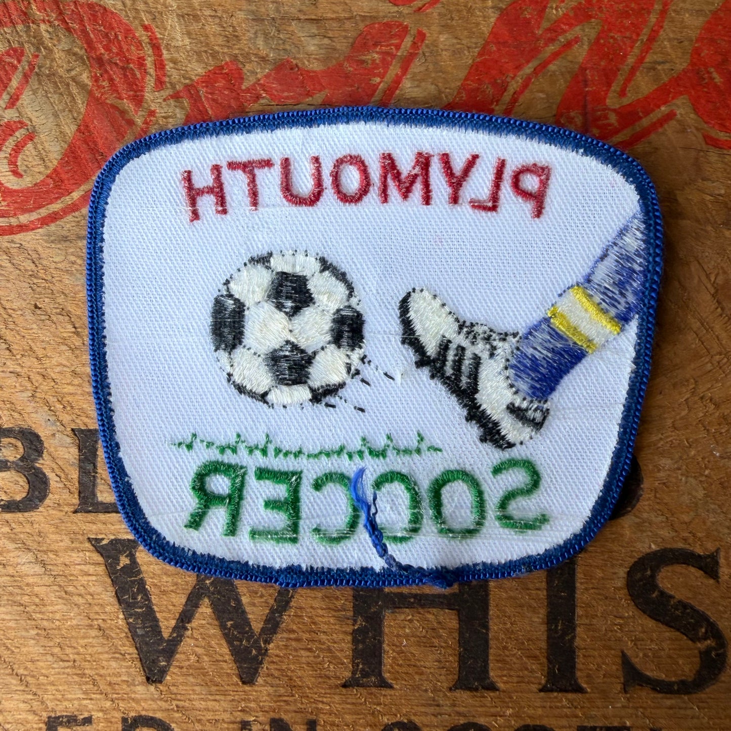 【USA vintage】PLYMOUTH Soccer Patch