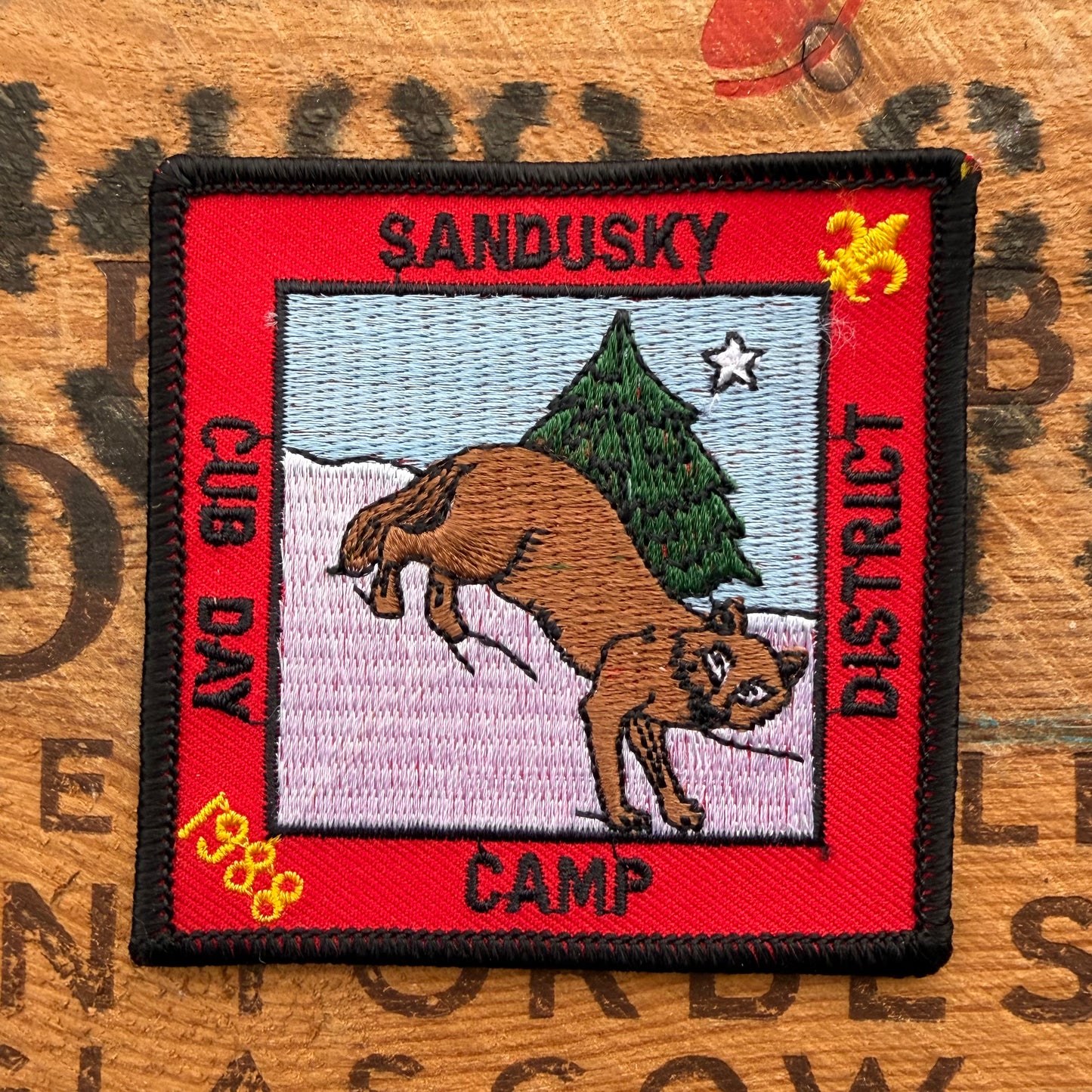 【USA vintage】Boy Scout Patch Sandusky Day Camp