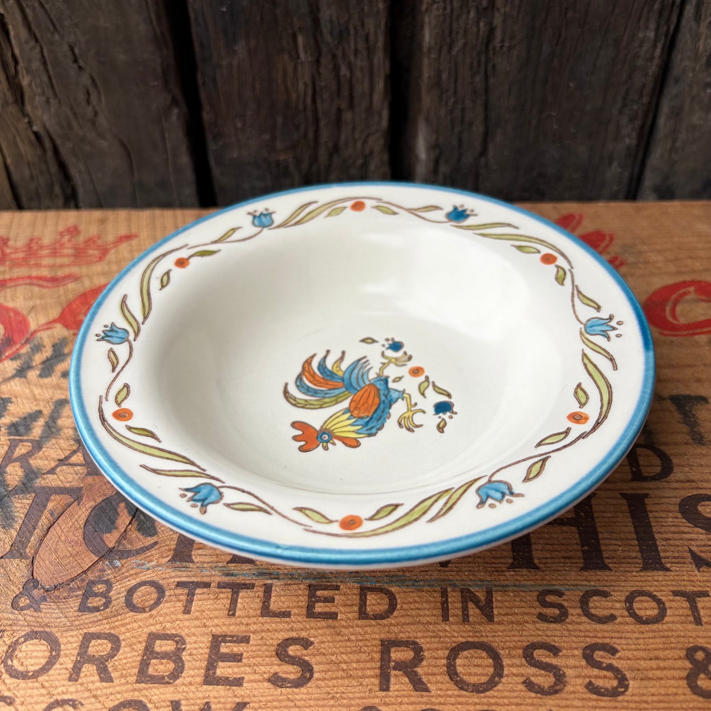 【USA vintage】Metlox Poppytrail California ROOSTER Small Plate