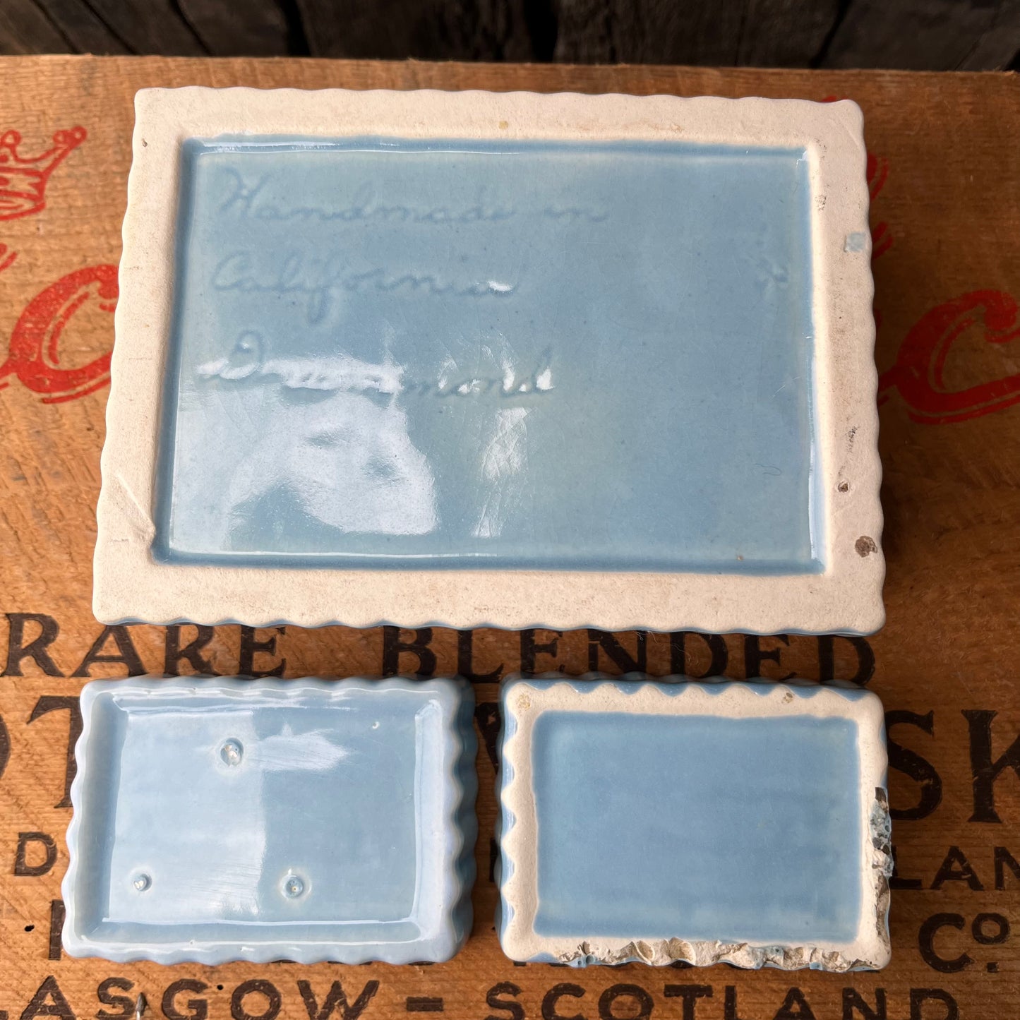 【USA vintage】Pottery Accessory Box
