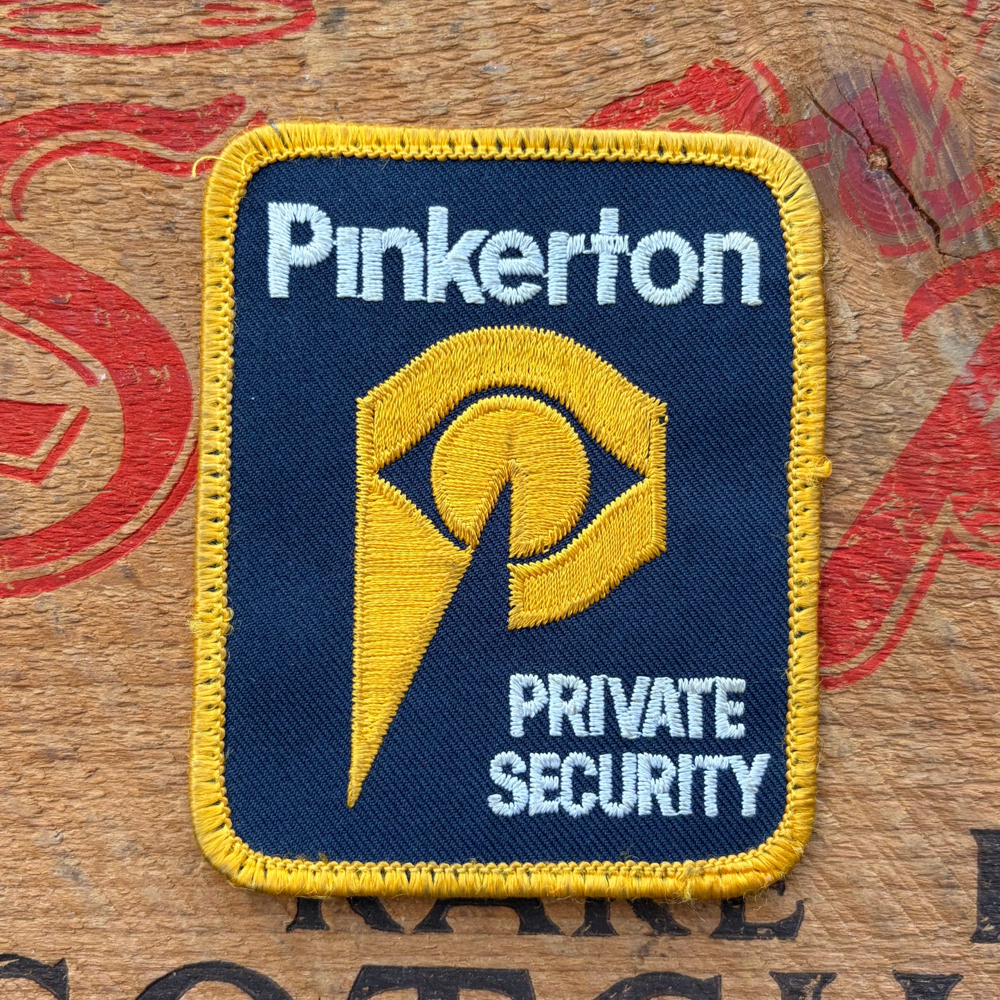 【USA vintage】Pinkerton Private Security Patch