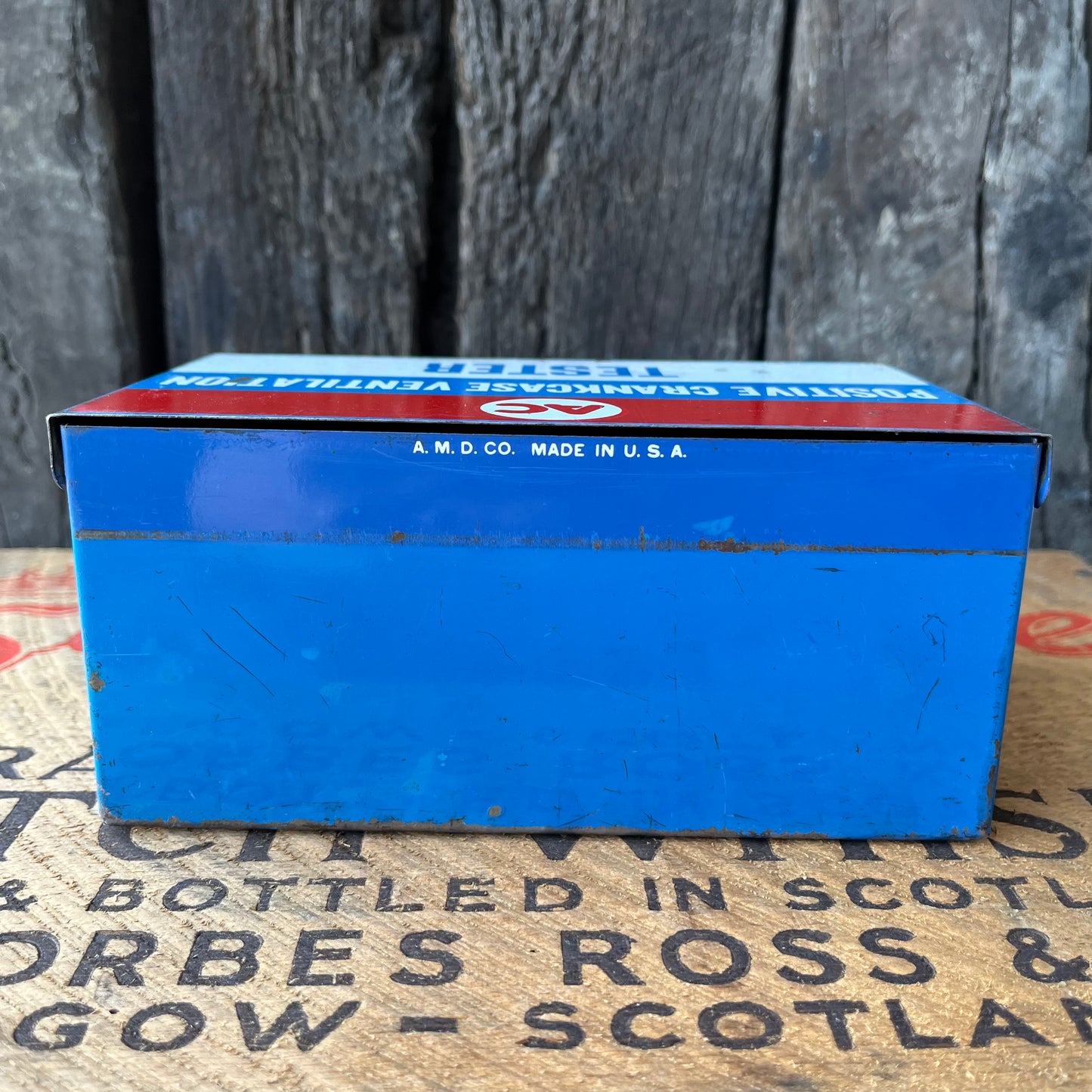 【USA vintage】30s AC POSITIVE CRANKCASE VENTILATION TESTER Toolbox