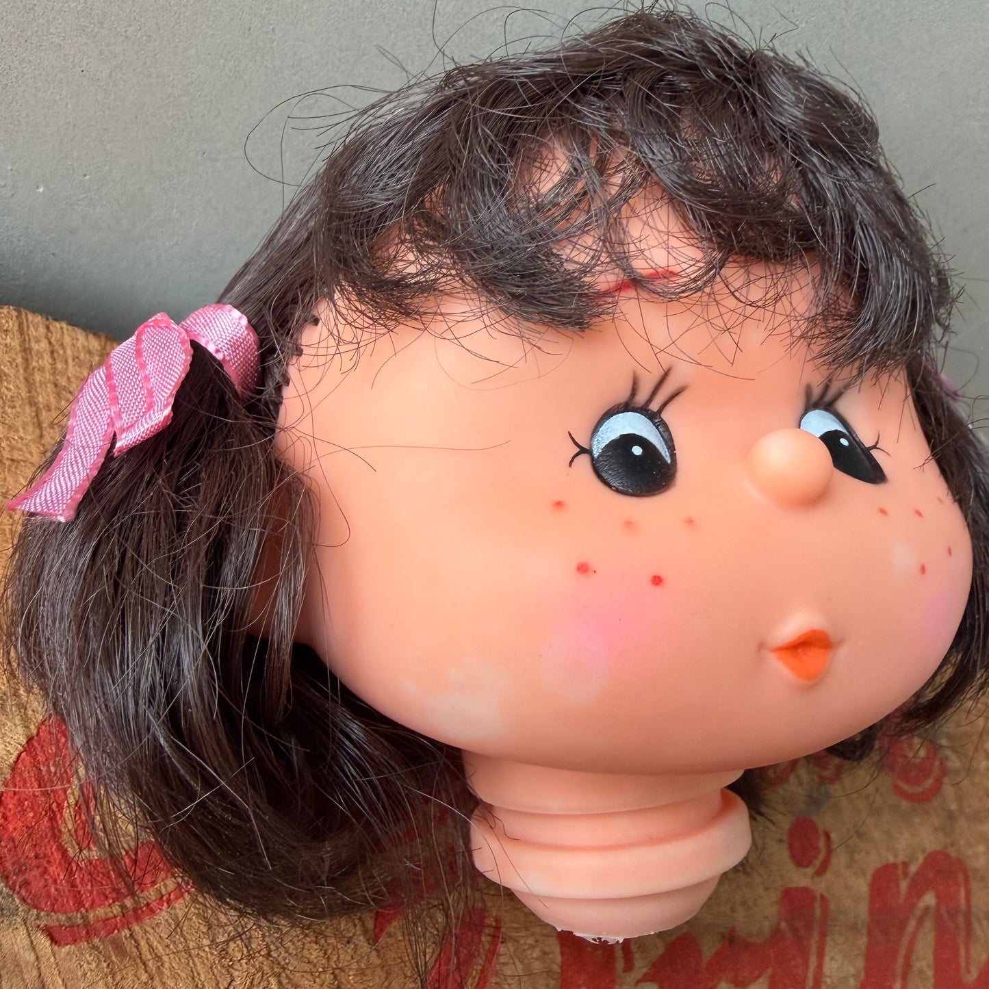 【USA vintage】Doll head Girl Brunette