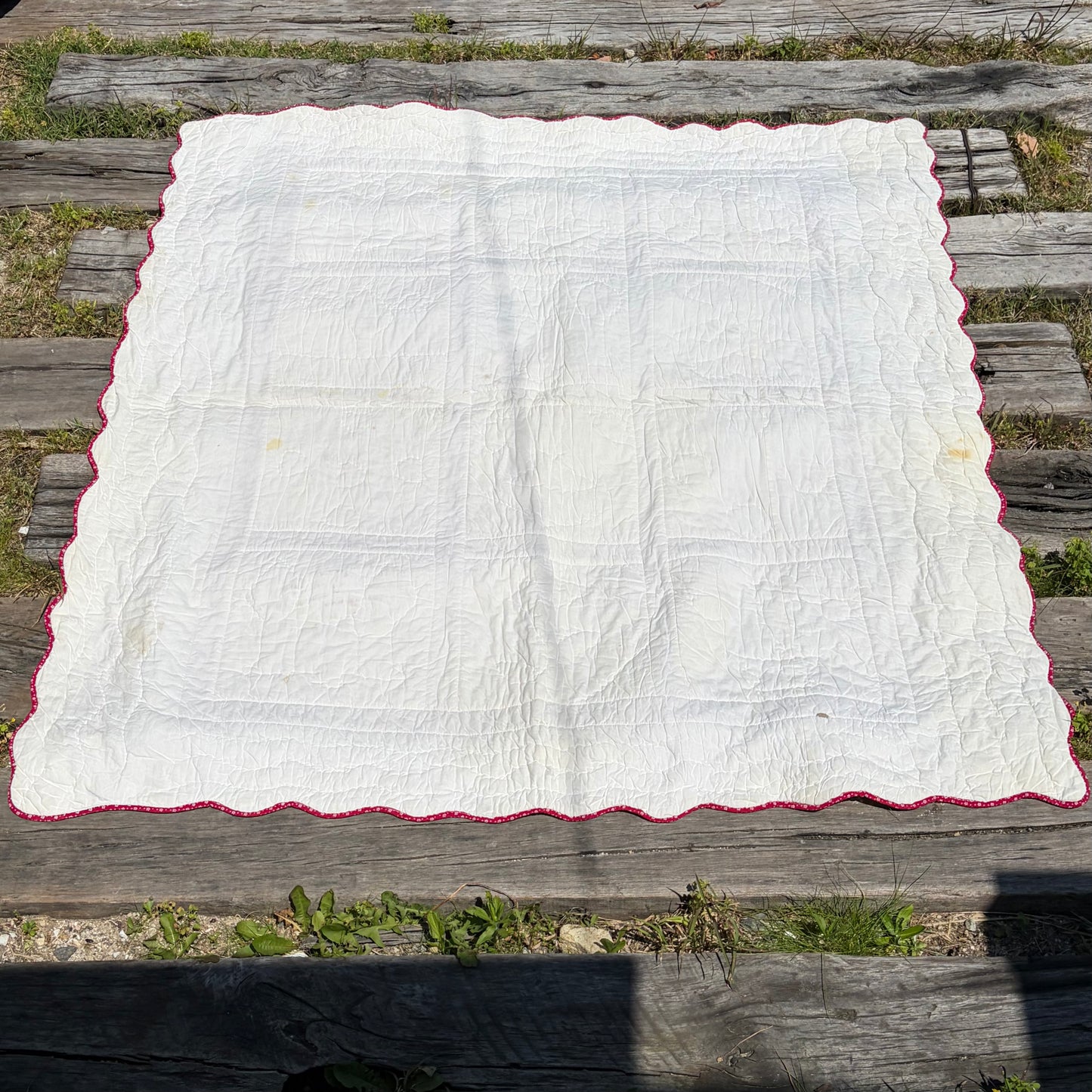 【USA vintage】Handmade Patchwork Quilt Baltimore