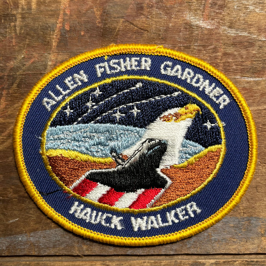 【USA vintage】ワッペン　ALLEN FISHER GARDNER