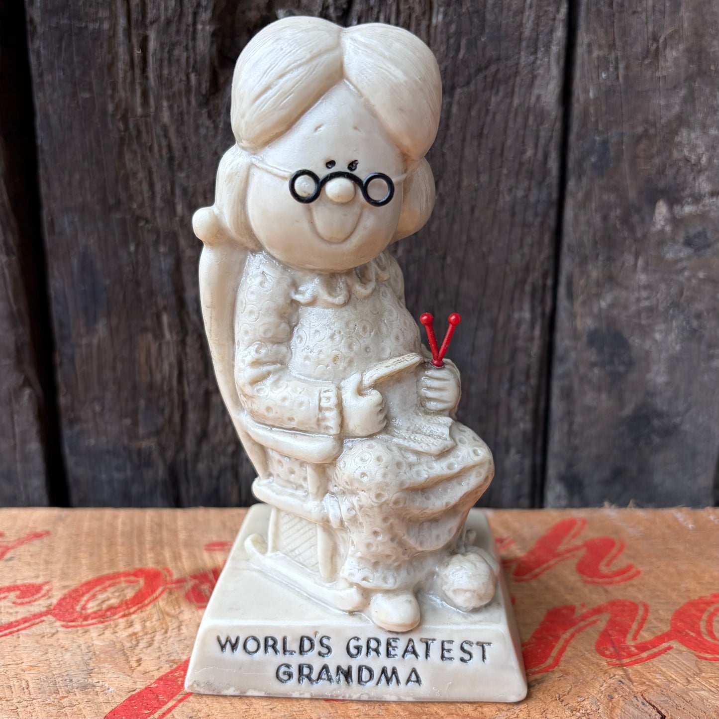 【1970 USA vintage】Message Doll World’s Greatest Grandma