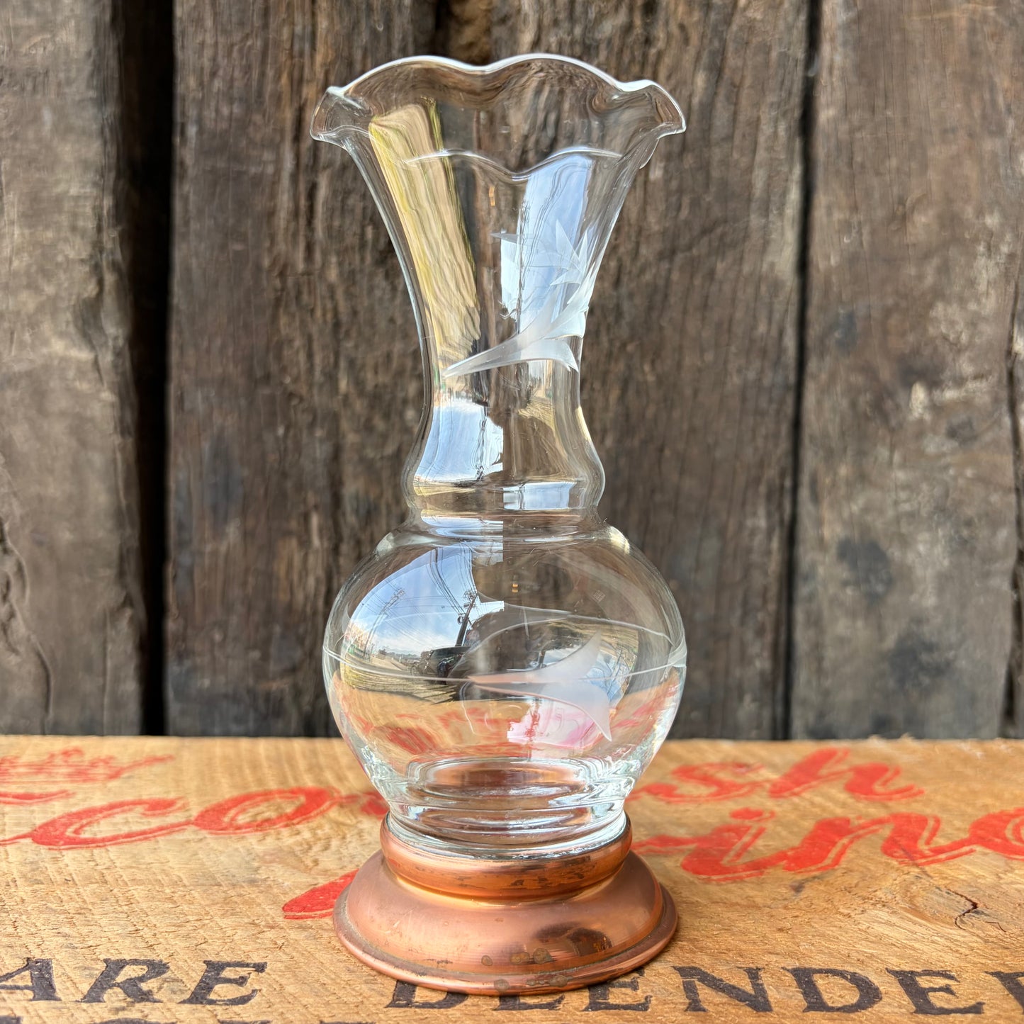 【USA vintage】Princess House Flower Vase