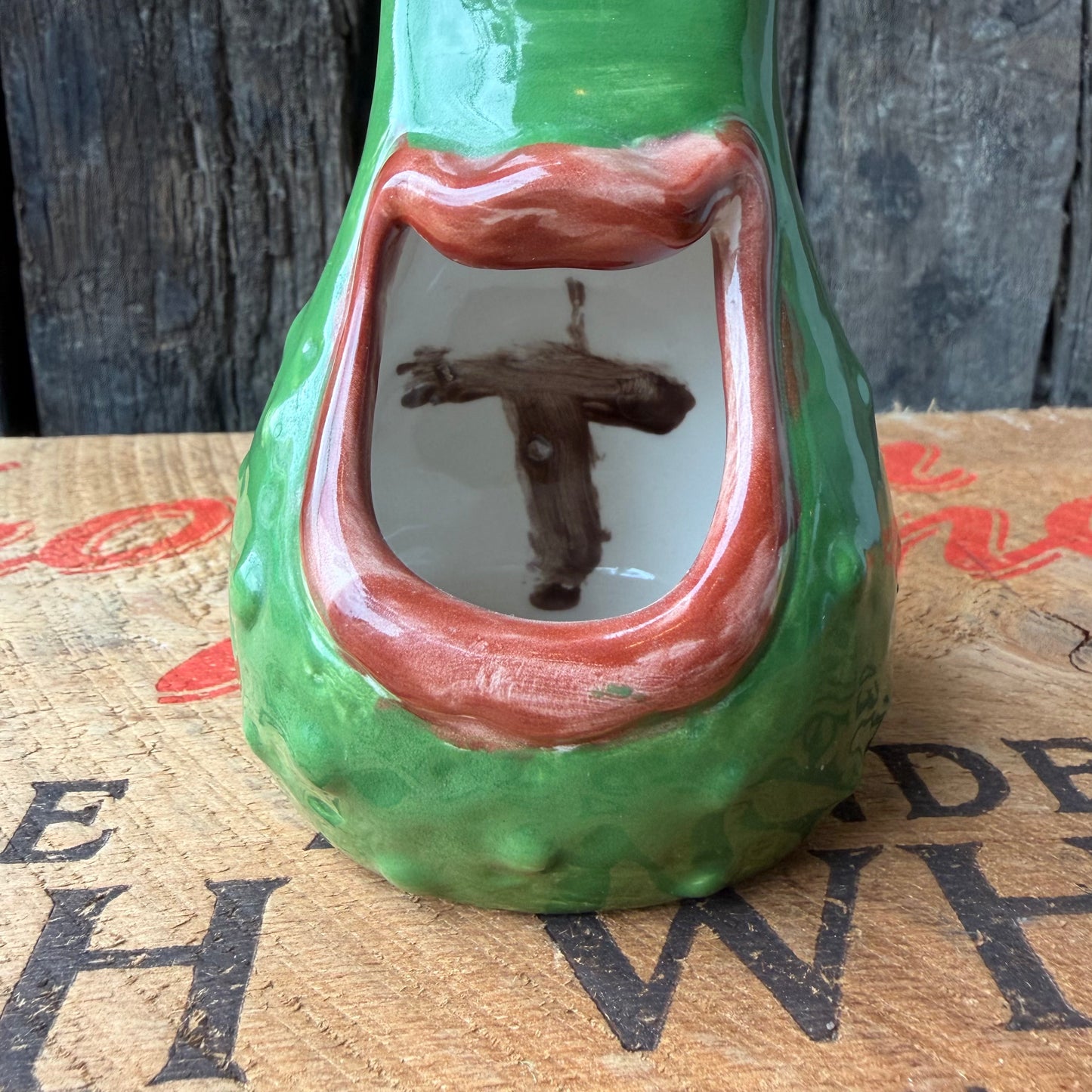 【USA vintage】3 Eyed Weird Monster Candy Shaker