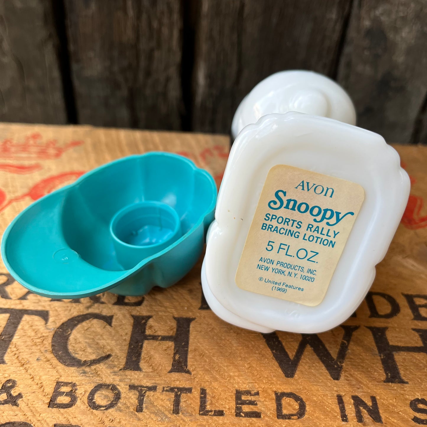 【1969 USA vintage】AVON SNOOPY bottle