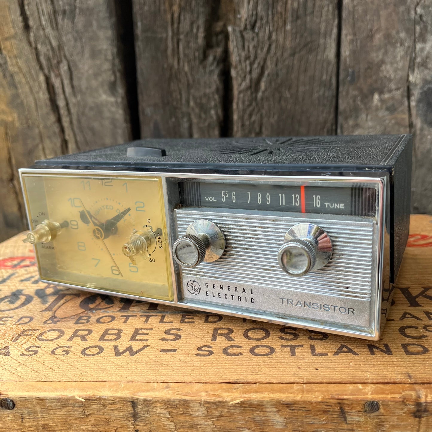【USA vintage】60’s General Electric Transistor Radio Clock C550D