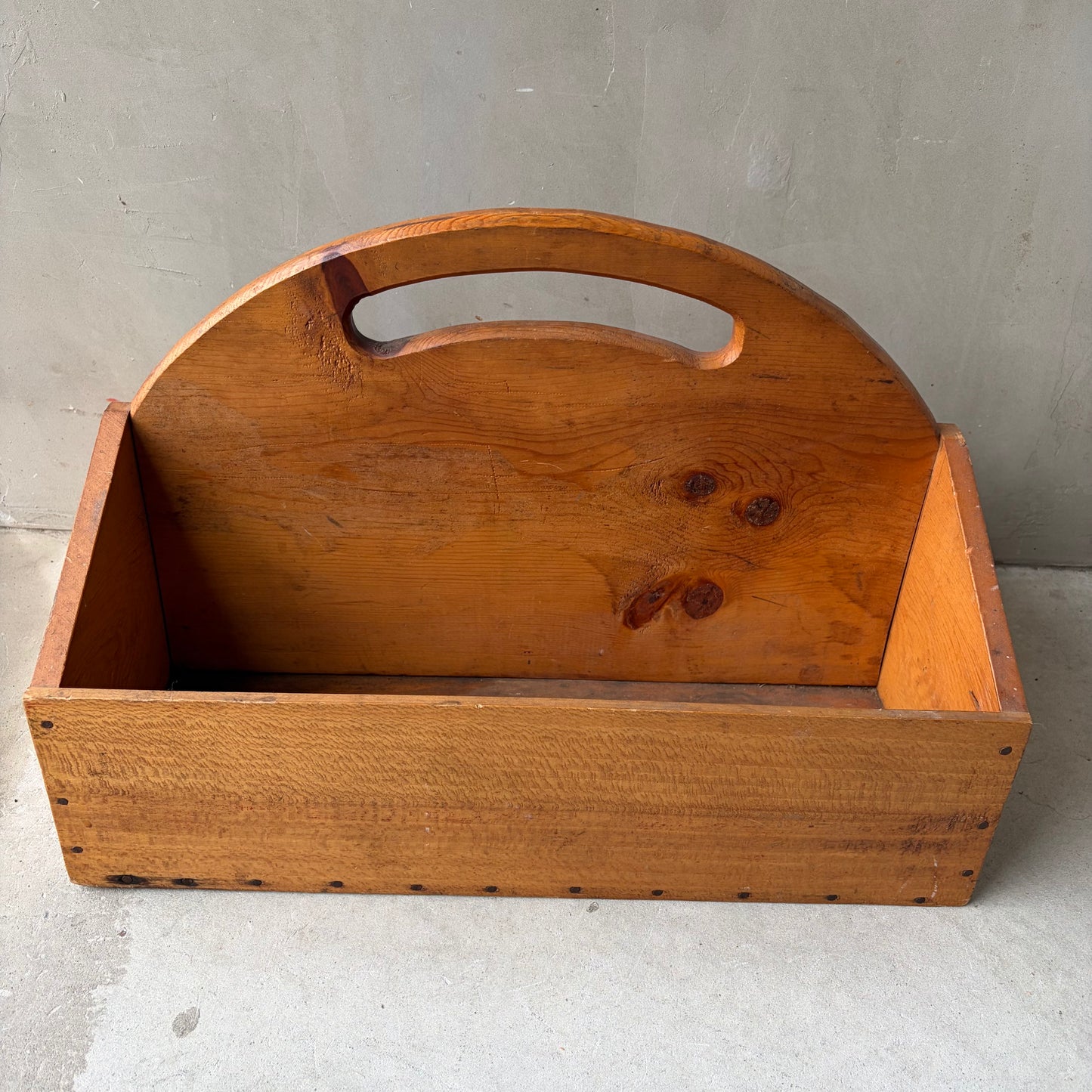 【USA vintage】Wooden Toolbox