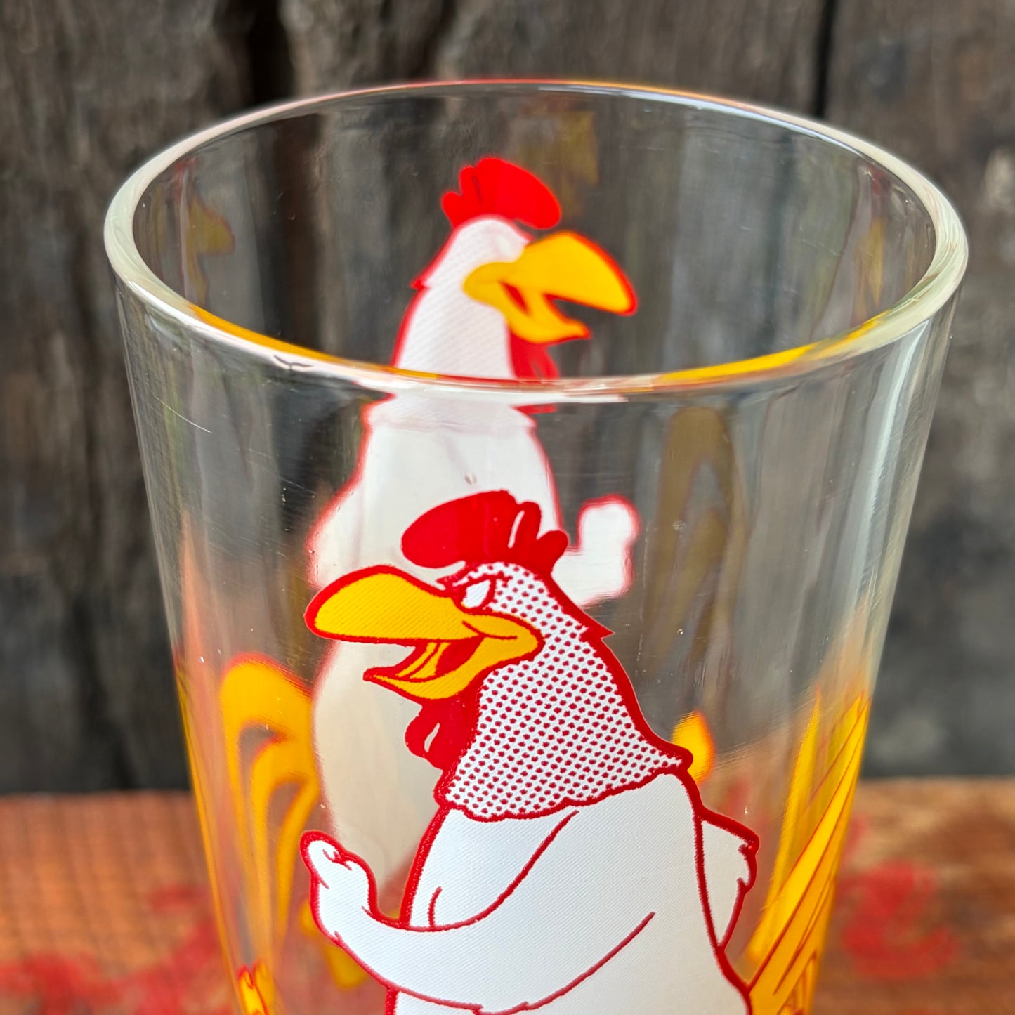 【USA vintage】Looney Tunes Foghorn Leghorn Glass