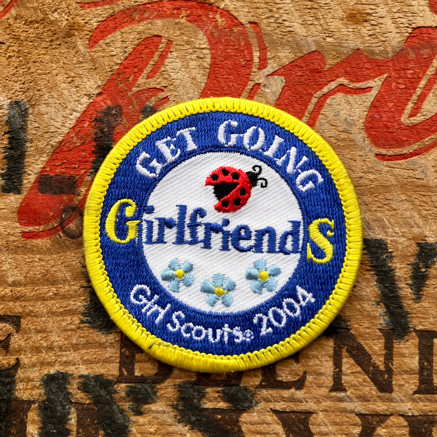 【USA vintage】Girl Scout Patch GET GOING