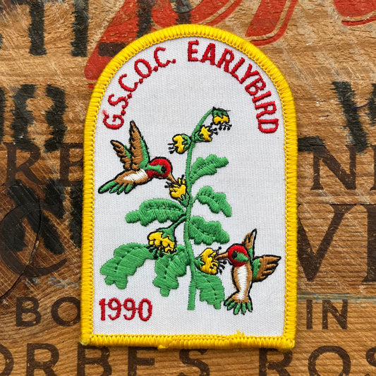 【USA vintage】Girl Scout Patch EARLY BIRD 1990