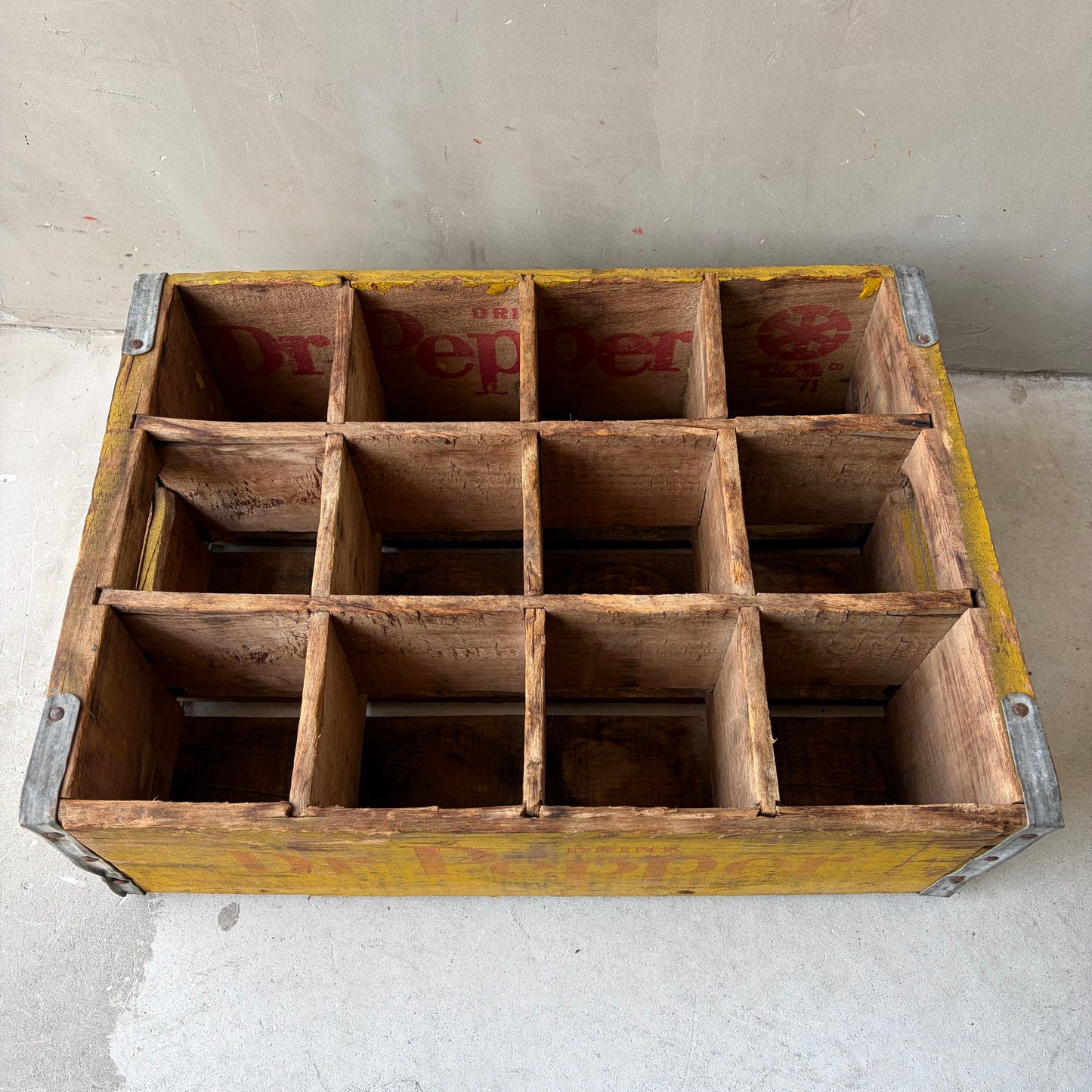 【USA vintage】Dr. Pepper Wooden Crate