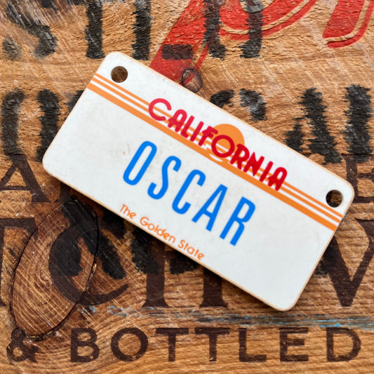 【1980’s USA vintage】Nameplate magnet OSCAR
