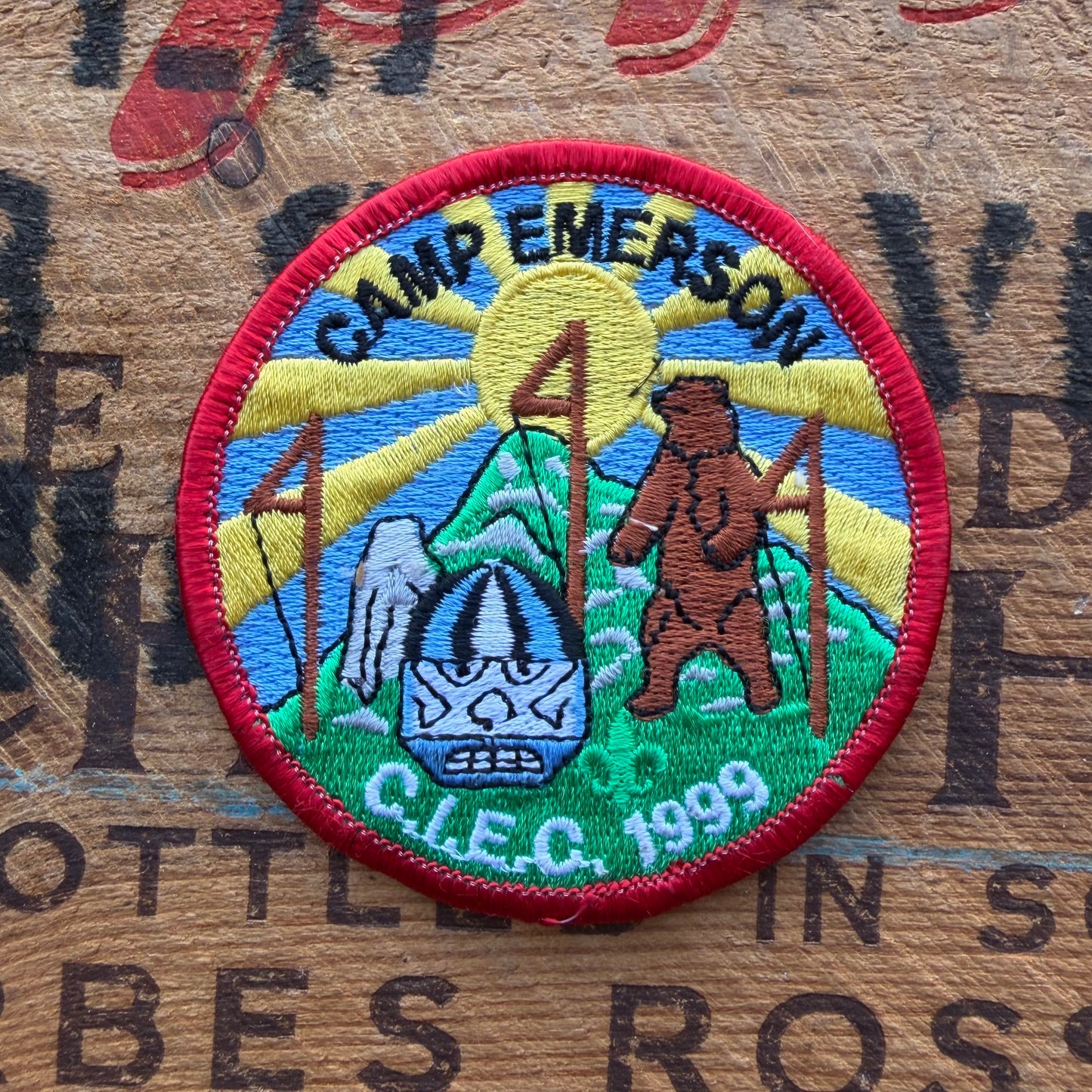 【USA vintage】Boy Scout Camp Emerson Patch