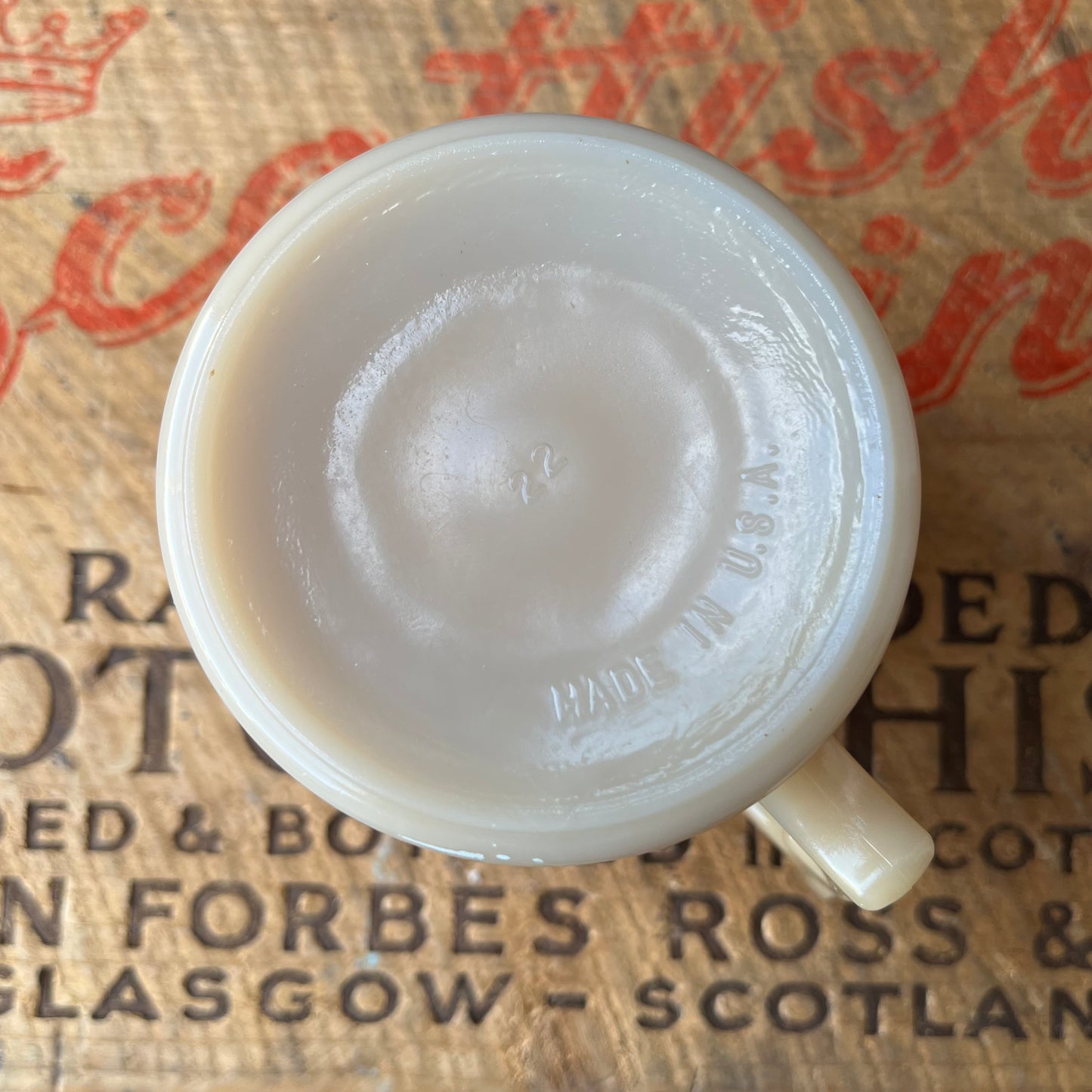 【USA vintage】WHATABURGER Nickel  Coffee Mug Cup