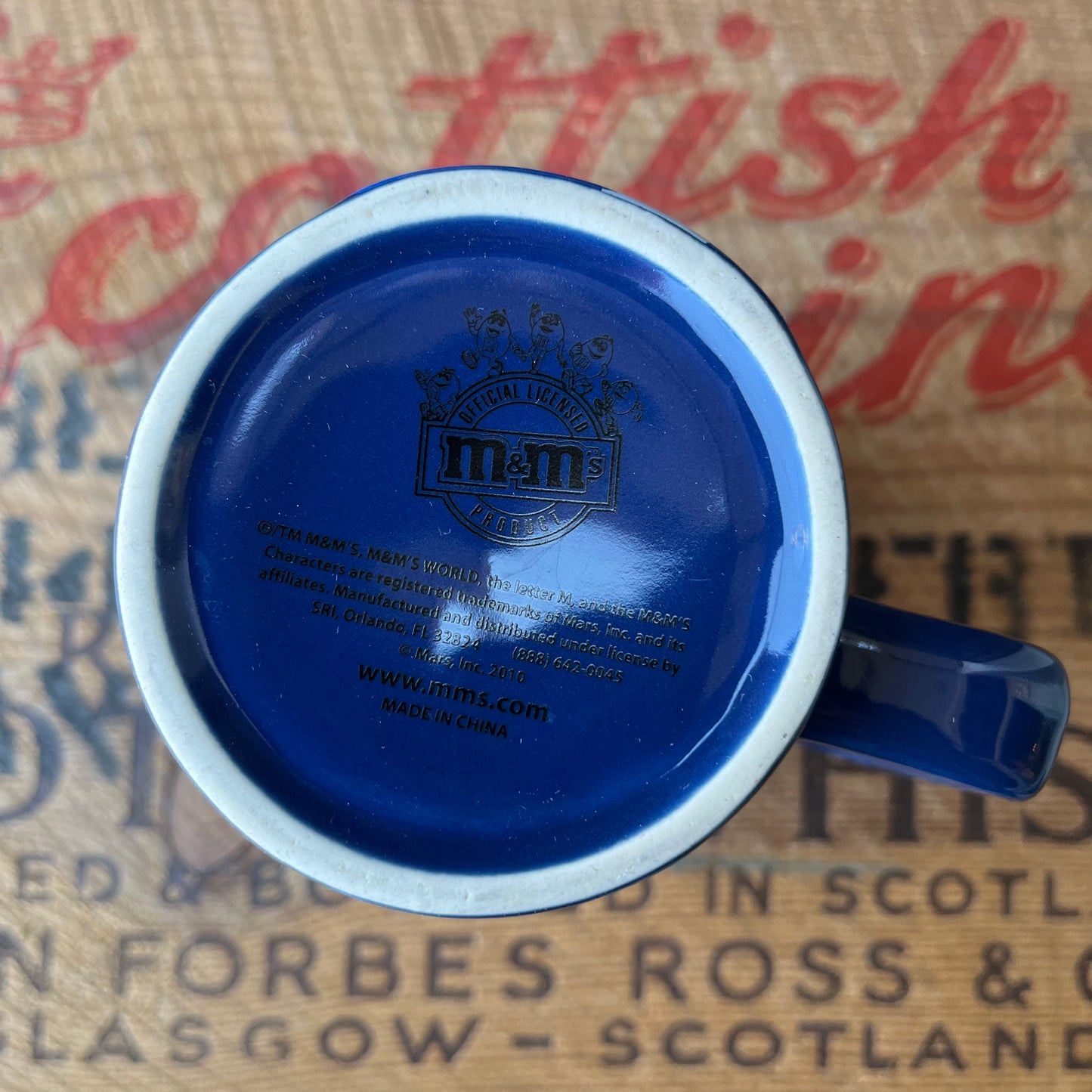【USA】M&M’s Blue Mug Cup
