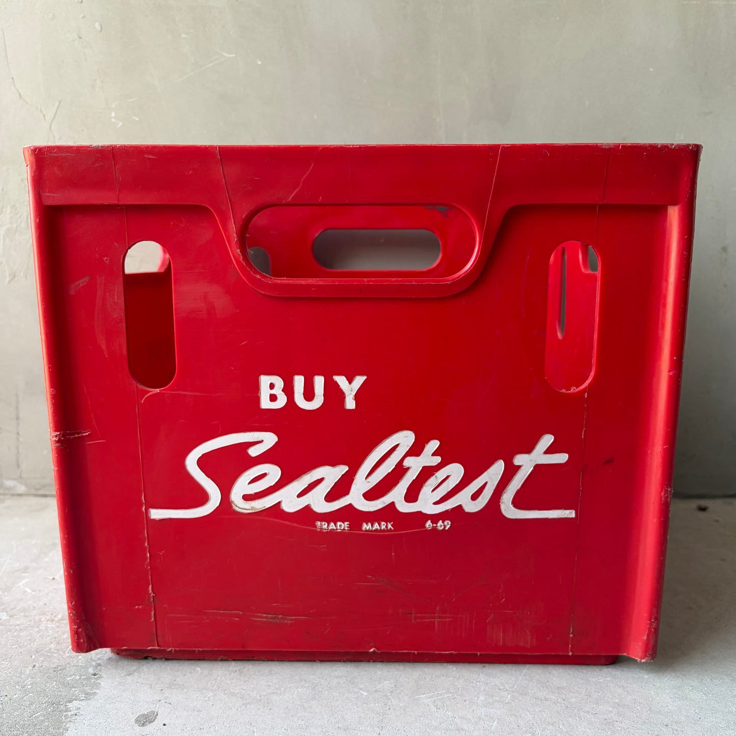 【USA vintage】Sealtest Milk Crate