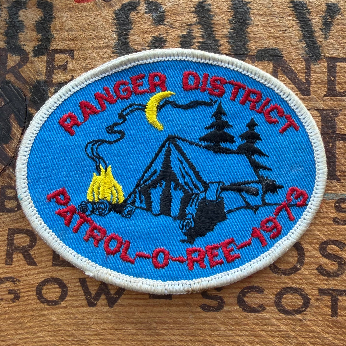 【USA vintage】Boy Scout PATROL-O-REE 1973 Patch