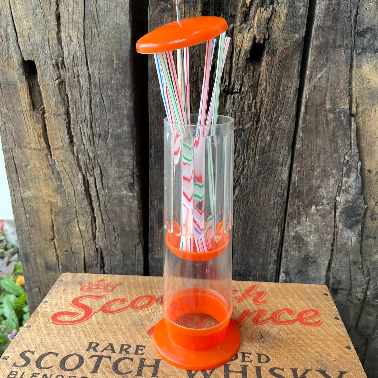 【70s JPN】Capri Straw Dispenser