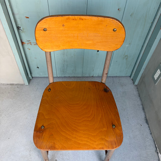 【USA vintage】 NORCOR Manufacturing Company, Inc. School Chair①