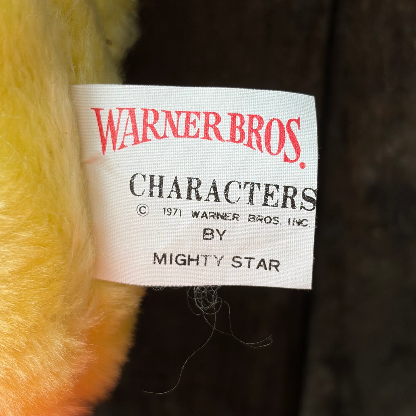 【1971 USA vintage】Looney Tunes Tweety Plush