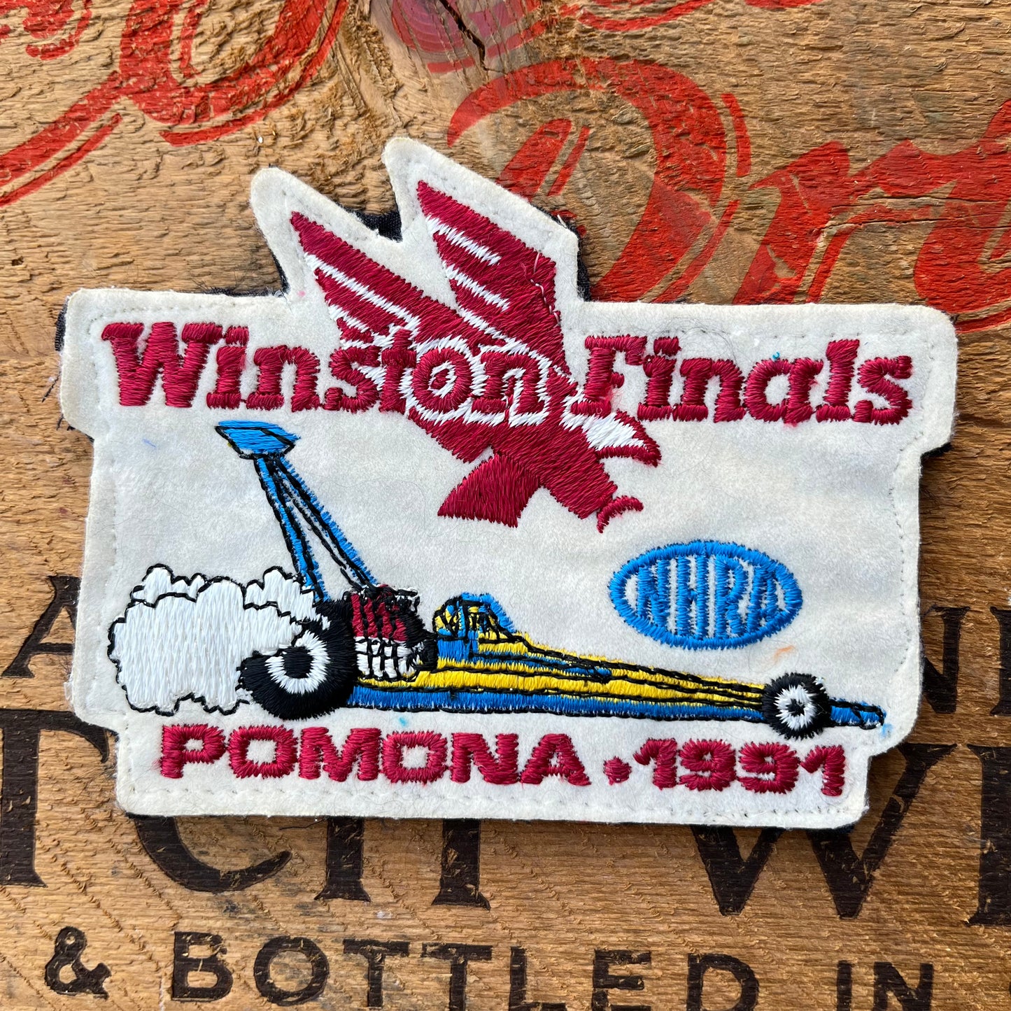 【USA vintage】NHRA 1991 Pomona Nationals Racing Patch