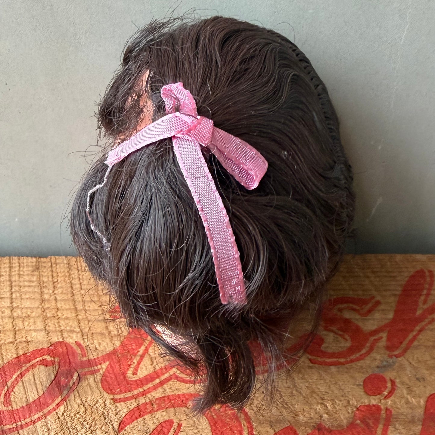 【USA vintage】Doll head Girl Brunette
