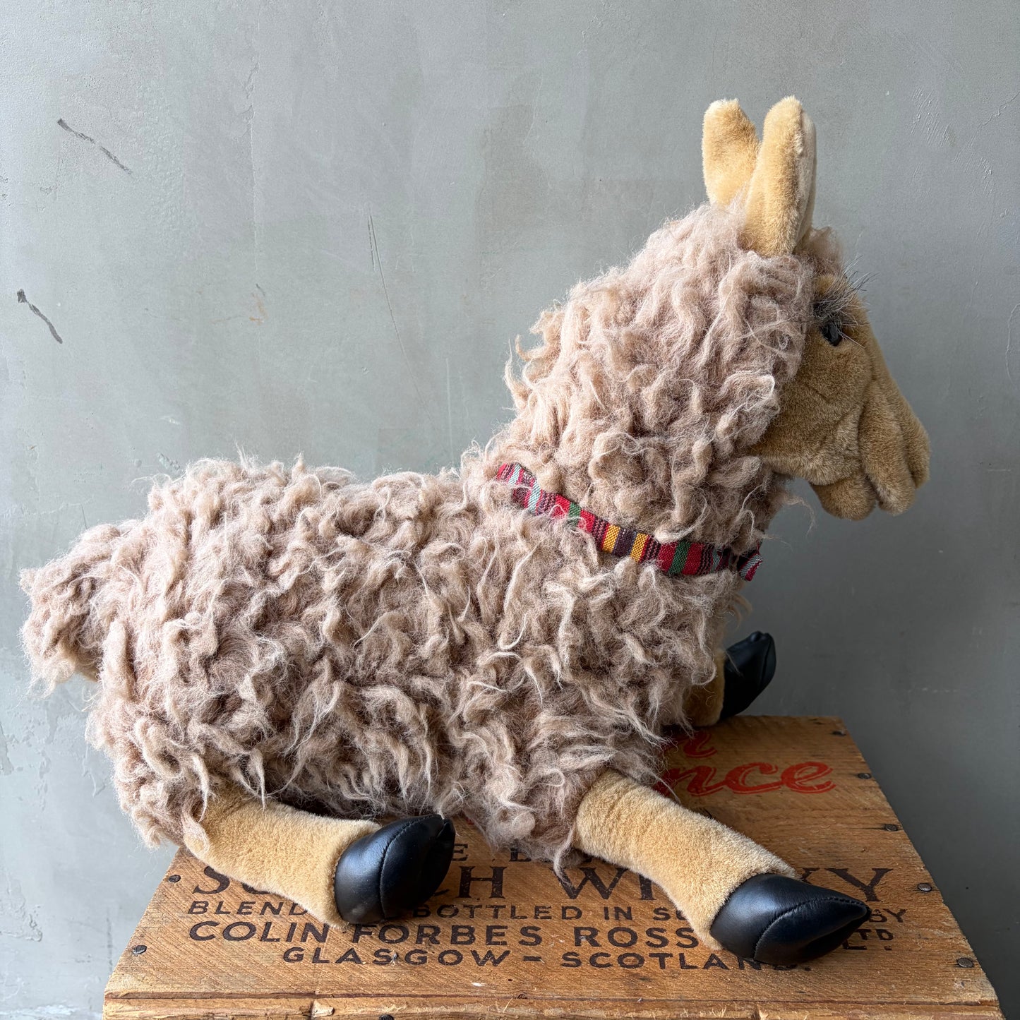 【USA vintage】Folkmanis, Inc. Llama Puppet